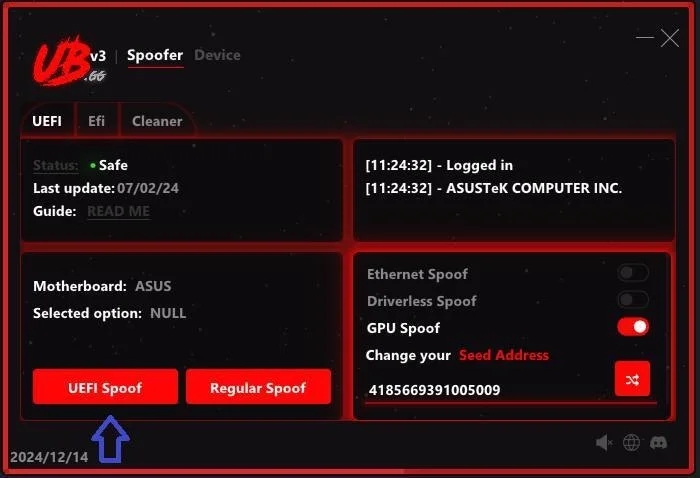 UBGG Spoofer 4