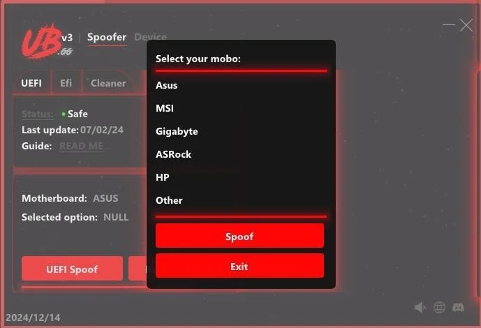 UBGG Spoofer 2
