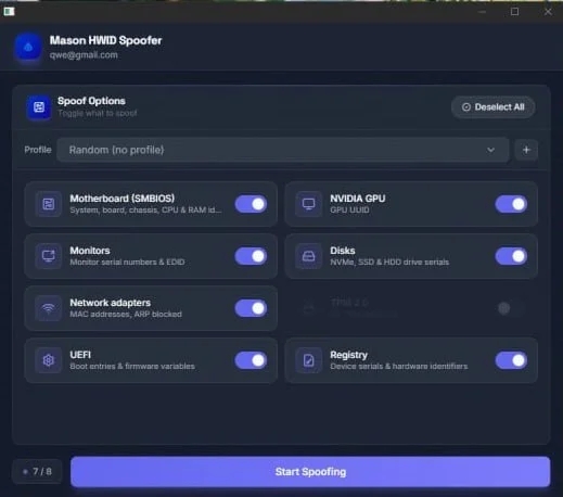 Mason Rust Spoofer