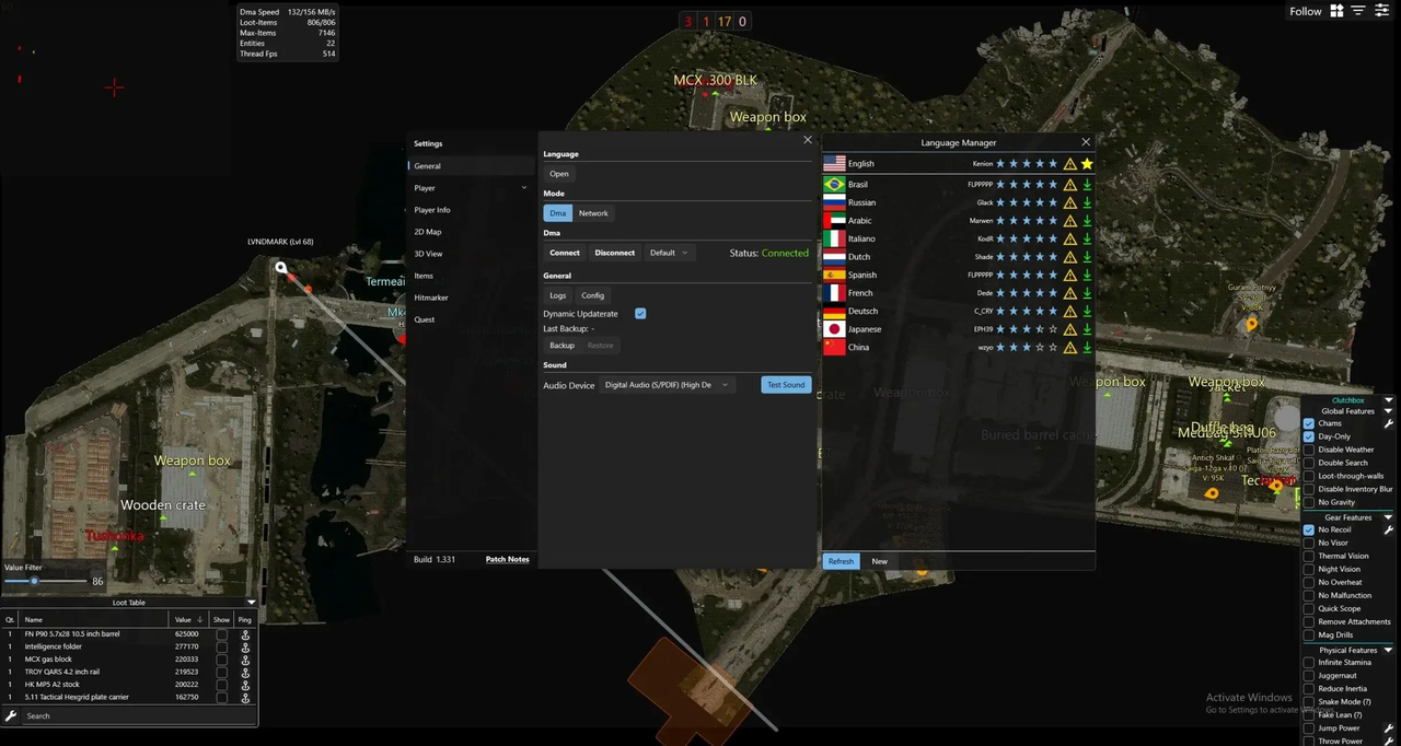 CLUTCH EFT RADAR DMA 5