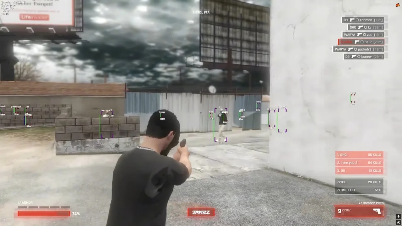 Blurred GTA5 DMA