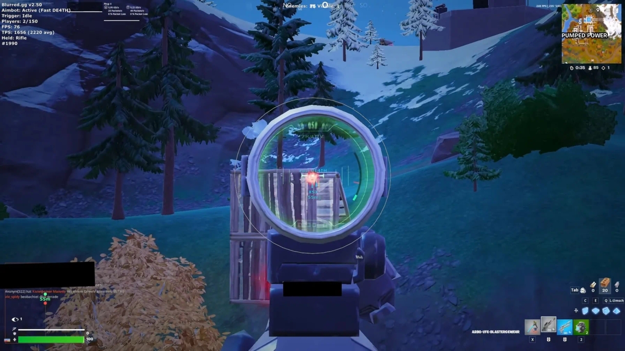 Blurred Fortnite DMA