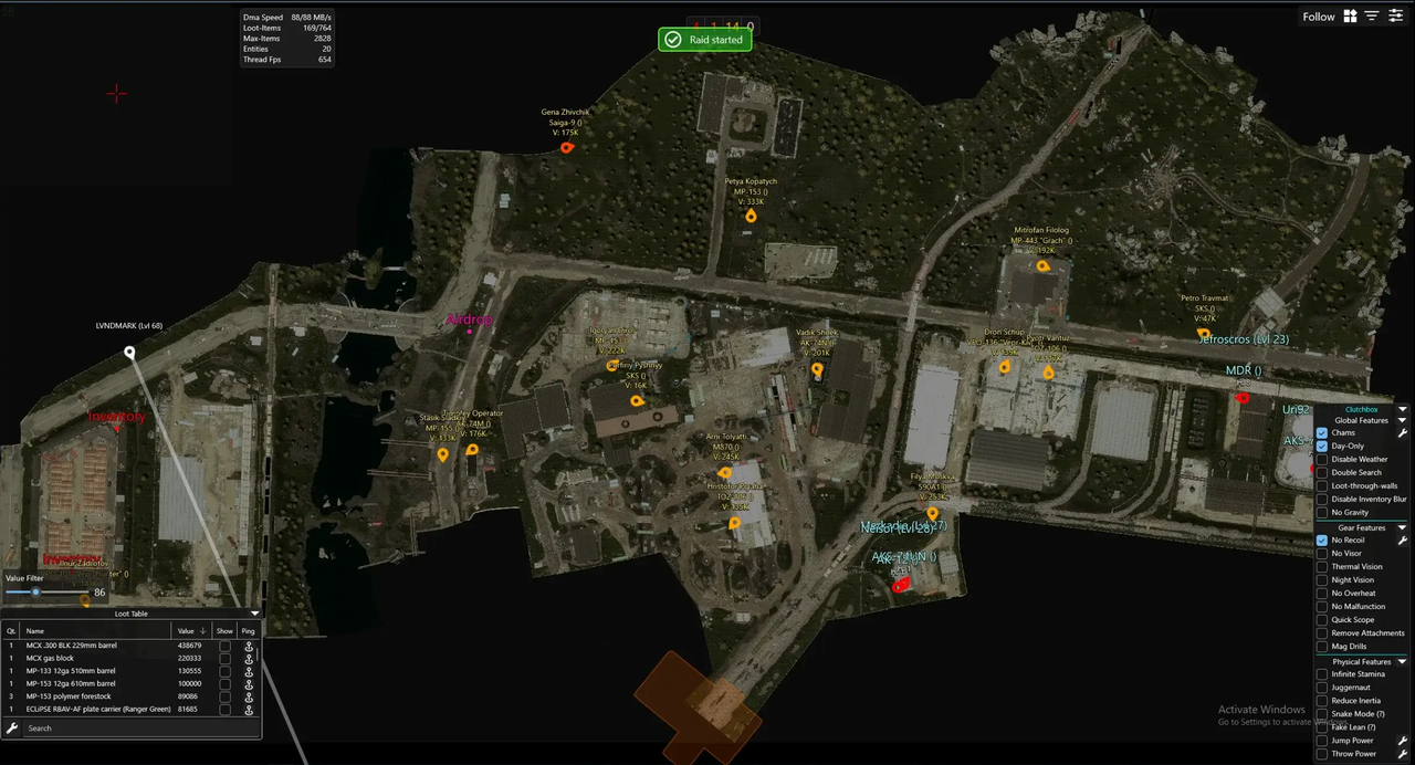 CLUTCH EFT RADAR DMA 8